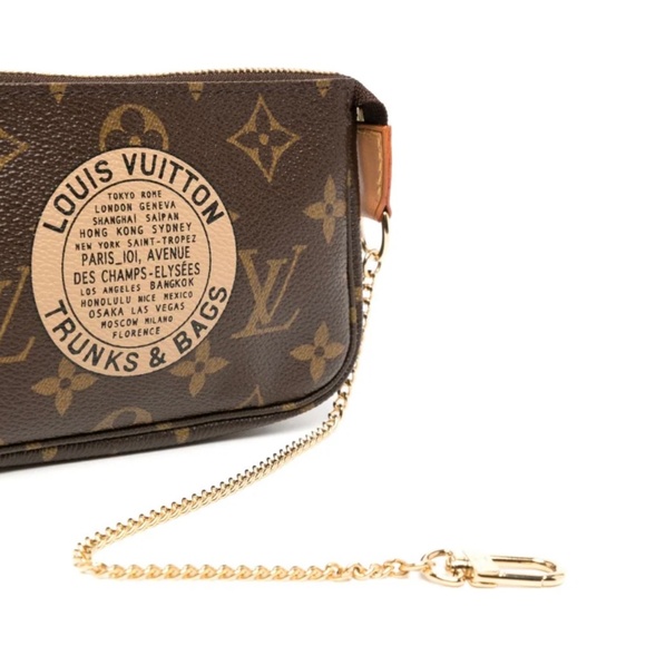 LOUIS VUITTON Monogram Trunk Illustration Pochette FL1037 - Picture 4 of 17